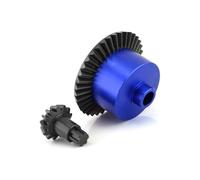 Caja Diferencial de Engranaje CóNico de Acero MetáLico para 1/10 ARRMA SENTON Granite KRATON VORTEKS Outcast Rock, Azul