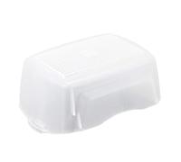 Caja difusora de luz profesional de estudio de 130 °C, construcción de polietileno con efecto de dispersión mejorado, cubierta flexible de parpadeo de cámara