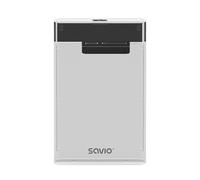 Caja disco duro externo SAVIO AK-66 2.5" Plástico Transparente SATA USB 3.0