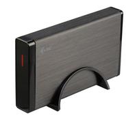Caja discos duros i-tec MySafe Advance 3,5" Aluminio Negro/gris USB 3.0 Soporte Vertical