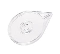 Caja dispensadora de cinta de manicura transparente para uñas, soporte de cinta de arte para un fácil almacenamiento de diseños de uñas