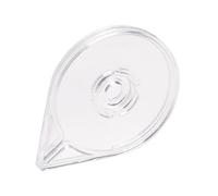 Caja dispensadora de cinta de manicura transparente para uñas, soporte de cinta de arte para un fácil almacenamiento de diseños de uñas