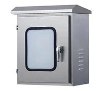 Caja Distribucion Electrica, Caja Electrica de Energía de Acero Inoxidable 201 con Diseño de Doble Puerta, para Uso en Todo Tipo de Clima(50x25x60CM/20x10x24IN)