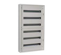 Caja distribución metálica XL³S 160 Totalmente Modular, 6 Filas de 24 módulos