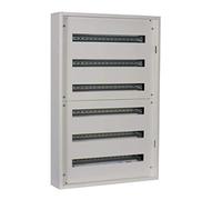 Caja distribución metálica XL³S 160 Totalmente Modular, 6 Filas de 36 módulos