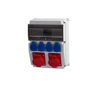 CAJA Distribuidor 12M Enchufes 16A 5p, 32A 5p, 4x230V/12 F3.0451