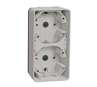 Caja doble superficie vertical Blanco