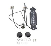 Caja eléctrica de 6 cuerdas precableada de bobina única para guitarra, arnés de pastilla con botones de tono, 6 cuerdas, pastilla de guitarra, caja de pastilla de guitarra, pastilla de guitarra