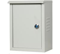 Caja eléctrica de acero, Caja de conexiones eléctricas acero resistente a la intemperie for interiores y exteriores, placa montaje con cerradura, varios tamaños(300x180x400MM)