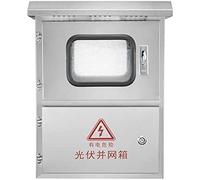 Caja eléctrica de acero, Caja de conexiones fotovoltaica acero inoxidable 201 304, resistente a la intemperie (IP65), varios tamaños, for interiores y exteriores(304 Stal Nierdzewna,L40*W16*H50CM)