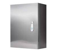 Caja Eléctrica de Acero Inoxidable, Caja Exterior Reforzada con Núcleo de Cerradura Metálico, Junta Sellada y Tornillo de Conexión a Tierra(50x40x20cm/19.6x15.7x7.8in)