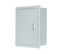 Caja eléctrica empotrada, caja de conexiones metálicas de pared con cerradura, caja de proyectos universal para exteriores e interiores, fácil de instalar.(60x80x16cm)