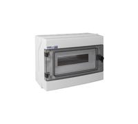 Caja eléctrica en superficie estanca 12 módulos (1 x 12) IP65 NEO Elektroplast