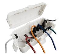 Caja eléctrica exterior impermeable, caja de conexión resistente a la intemperie for proteger enchufes y tomas de corriente. para enchufes y clavijas(Color 6)