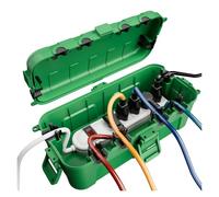 Caja eléctrica exterior impermeable, caja de conexión resistente a la intemperie for proteger enchufes y tomas de corriente. para enchufes y clavijas(Color 8)