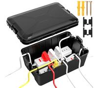 Caja Electrica Grande 32x21x13 cm Caja Estanca ip54 Caja de Cables Estanca para Exterior Unidad Resistente a la Intemperie para Proteger Enchufes Cables Alargadores