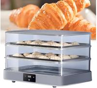 Caja eléctrica para fermentación de Pan de 40 L, de Dos Capas, con Temporizador Ajustable de 20 a 50 °C y Control táctil de 24 Horas. Máquina para Levar Masa para Tostadas.
