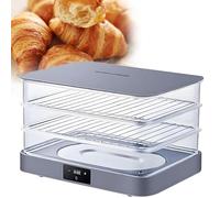 Caja eléctrica para fermentar Pan, 40 L, extraíble, para el hogar, con Temperatura Ajustable de 20 a 50 °C y Tiempo de 1 Minuto a 24 Horas, Control automático de Humedad. Ideal para el hogar.
