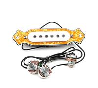 Caja eléctrica precableada de cuatro cuerdas para guitarra con volúmenes, ollas y perillas, parte de guitarra