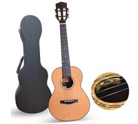 Caja Eléctrica Profesional Modelo 23/26 Pulgadas Pino Rojo Y Palisandro Todo Ukelele De Melocotón Con Estuche(26 inch)