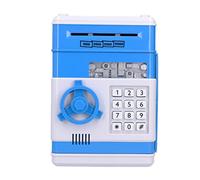 Caja electrónica para Ahorrar con Cerradura de contraseña de 4 dígitos, Caja de ahorros Tipo cajero automático para niños, Apta para Monedas y Billetes, función de Enrollado