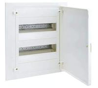 Hager golf serie vf - Caja golf empotrar serie vf 2 filas 24 módulos puerta opaco blanco