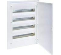Hager Caja empotrable Golf Serie VF 4 filas 72 módulos puerta blanca regleta QC chasis