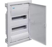 Hager golf serie vu - Caja empotrar 24 módulos 2 filas golf serie vu puerta opaca blanco