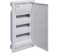 Caja empotrable golf serie VU, 3 filas, 36M, con puerta opaca blanca