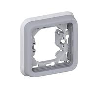 Caja empotrar 1 posición Plexo gris, modelo 69681 de Legrand. Ideal para instalaciones eléctricas, resistente y funcional. Perfecta para cualquier espacio.