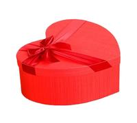 Caja en forma de corazón, Caja de regalo con forma de corazón y tapa, roja, varios tamaños(Red 1,3PCS)