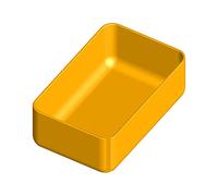 Caja en polipropileno 90x57 h 32 mm para Organizador de plástico Art Plast de L372 x P314 x H40 mm
