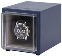 Caja enrolladora de Relojes enrolladora automática de un Solo Reloj, Motor silencioso 1+0, 5 Modos de rotación, Vitrina de Almacenamiento, Caja de Accesorios, Caja de presentación
