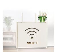Caja Enrutador WiFi Grande Caja Ocultar Router Caja Router Pared Grande Caja de Madera para Router,A24x8.5x20cm