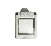 Caja estanca 2 modulos con conmutador IP 54