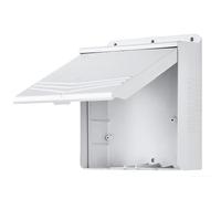 Caja Estanca, Cuadro Electrico de Plástico ABS con Clasificación IP65, Diseño con Tapa Abatible para la Gestión de Cables(16.5x15.4x5.6 cm/6.5x6.1x2.2 in)