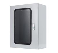 Caja Estanca Enchufes Exterior, Distribucion Electrica Armario con Cerradura, con Placa de Montaje y Ventana de Visualización, Segura y Práctica, Larga Vida Útil(40x50x20cm)