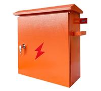 Caja Estanca Exterior Electrica de Acero IP65 Con Placa Montaje y Cerradura para Uso Comercial e Industrial(50x60x20cm/20x24x8in)