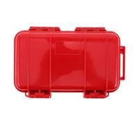 Caja Estanca para Teléfono, ABS Rígido con Espuma, Rojo | Inserto de Espuma, Cierres Seguros y Grosor Extra, para Pesca, Camping y Buceo