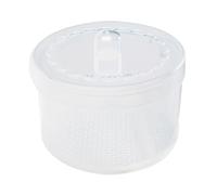 Caja esterilizadora para Herramientas de uñas, Bandeja de Limpieza Doble de Polipropileno, contenedor de desinfección portátil, Cesta extraíble de Duradero, Organizador de higiene Profesional