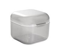 Caja esterilizadora para uñas, herramienta de arte, manicura, pedicura, contenedor de almacenamiento con doble capa para uñas, limpiador de brocas y esterilizador profesional