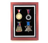 Caja exhibición medallas Marco para medallas Medalla Deportes Cuadro Mostrar Guerra Caja expositora para medallas Insignias Honor Insignias medallas Militares Caja exhibición