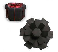 Caja explosiva, caja de regalo - Hexagonal negra