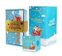 Caja explosiva de Navidad, 12 modelos de caja plegable para billetes, funda suave reutilizable para sobres rojos y joyas | Ideal para amigos y adultos