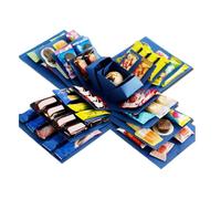 Caja Explosiva De Navidad - Suministros para Fiestas Reutilizables Creativos de 5 Capas | Cajas Portabocadillos De Navidad - Para Acción De Gracias Fiestas En Casa Nochevieja Niños Adultos Familia Ami