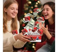 Caja Explosiva Navideña Para Dinero - Caja Plegable Para Dinero,Estuche Saltarín Reutilizable Para Sobres Rojos Como Recuerdo Para Eventos De Graduación, Bodas Y