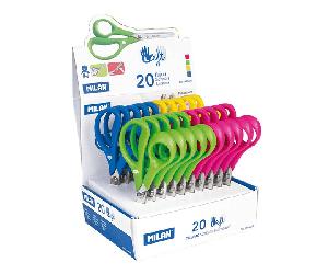 caja expositora 20 tijeras para zurdos milan 1439620