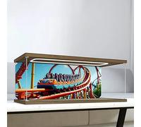Caja expositora acrílica compatible con el juego de posavasos pirata le-go 31084 - Funda transparente a prueba de polvo para modelos creativos de ladrillos, escaparate coleccionable, fácil montaje