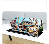 Caja expositora acrílica compatible con el juego de posavasos pirata le-go 31084 - Funda transparente a prueba de polvo para modelos creativos de ladrillos, escaparate coleccionable, fácil montaje