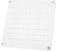 Caja Expositora Acrílica con Forma De Concha Marina para Tesoros De Playa, Almacenamiento Decorativo para Conchas, Estrellas De Mar, Gemas, Joyas Y Artesanías: Square 64 Grids